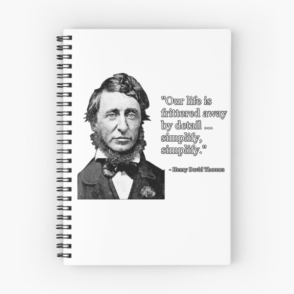 Item preview, Henry David Thoreau on Simplicity designed and sold by Naumaddic Arts.