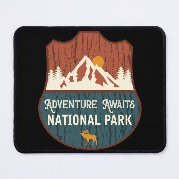 Item preview, Adventure Awaits National Park mountain designed and sold by Nature-mark.