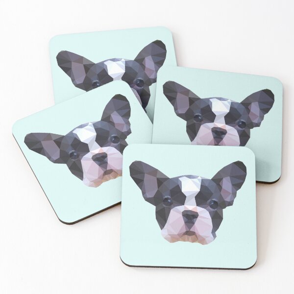 Item preview, Frenchie Puppy Dog polygon designed and sold by Noewi.