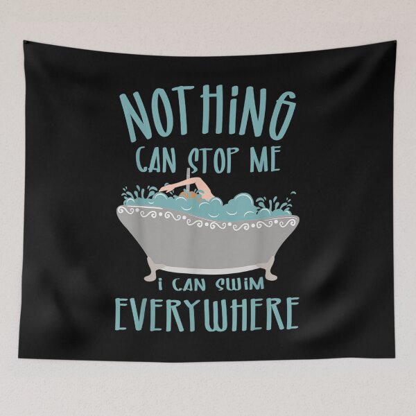 Item preview,  Funny Swimming Saying Swim Everywhere Happy Swimmer designed and sold by dianev79.