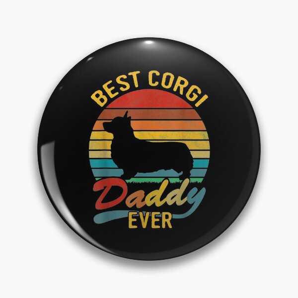 Artikelvorschau,  Retro Vintage Bester Corgi-Daddy aller Zeiten entworfen und verkauft von dianev79.