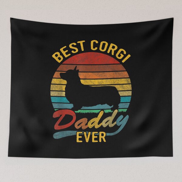 Item preview,  Retro Vintage Best Corgi Daddy Ever designed and sold by dianev79.