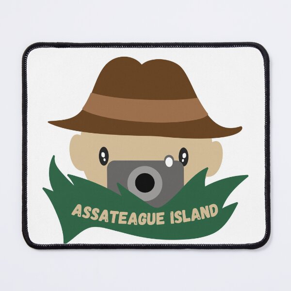 Item preview, Assateague Island, National Seashore, Maryland, Virginia, USA - Family Outdoor Adventure Camping Destination Logo designed and sold by Vintage-TM.