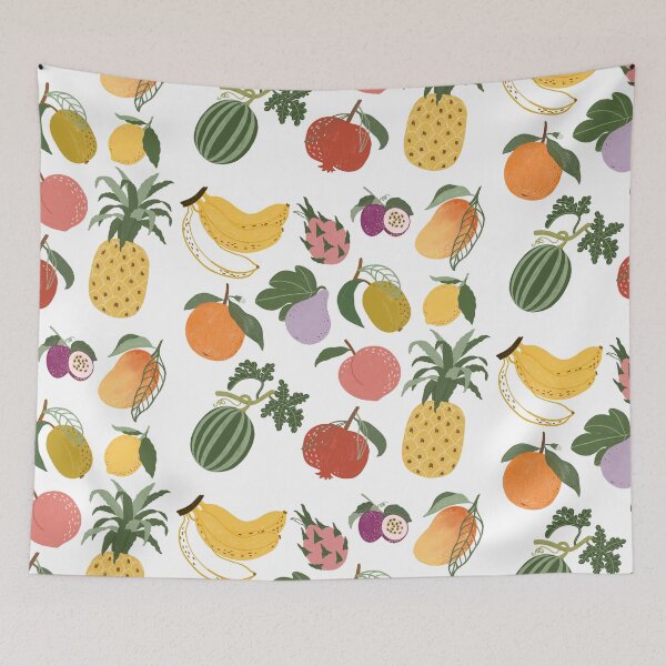 Item preview, Colorful fruit doodle designed and sold by Sarwat Reza.