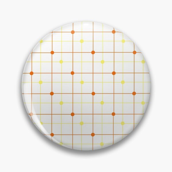 Item preview, Two color dot and lines simple pattern in yellow and dark peach - orange designed and sold by Celey-shop.