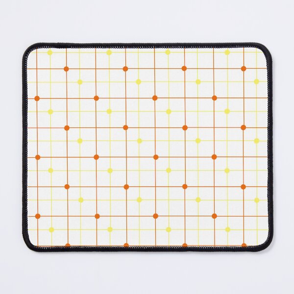 Item preview, Two color dot and lines simple pattern in yellow and dark peach - orange designed and sold by Celey-shop.
