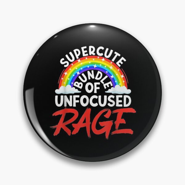 Item preview,  Supercute Bundle Unfocused Rage Rainbow Goth Anime designed and sold by donnagia.