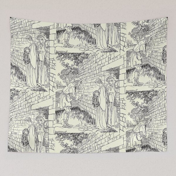 Item preview, Arthur Rackham- King Arthur- So The Child Was Delivered Unto Merlin designed and sold by Dreamflight.