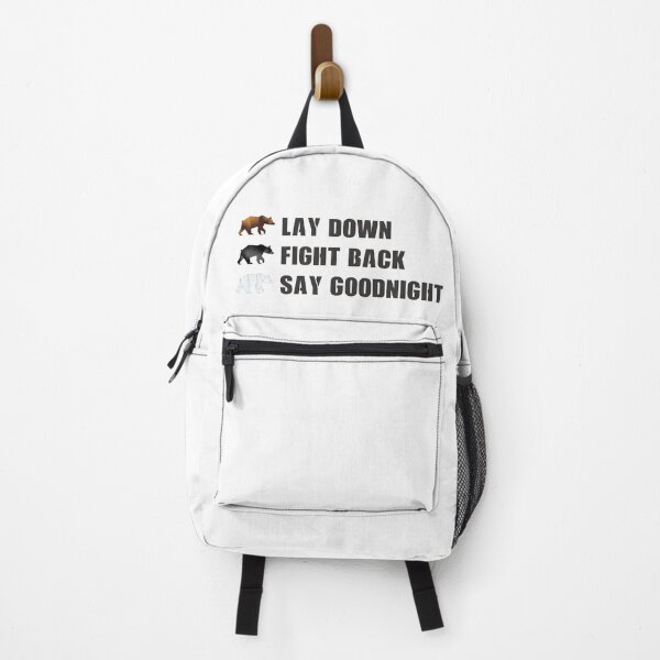 Item preview, Bear survival rules brown black white designed and sold by Oddoty.