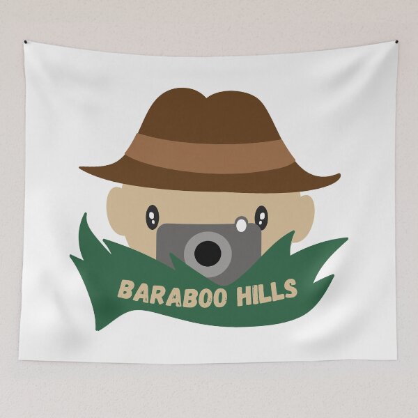 Item preview, Baraboo Hills in Wisconsin, USA - Family Outdoor Adventure Camping Destination Logo designed and sold by Vintage-TM.