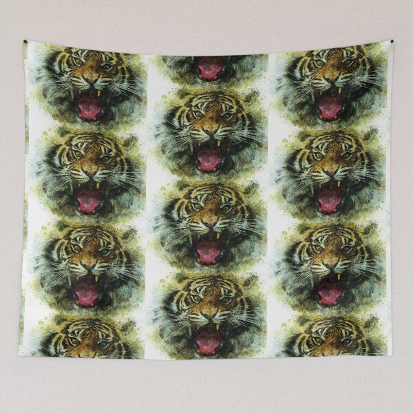Item preview, Tiger Сolor print designed and sold by artdragongift 15.