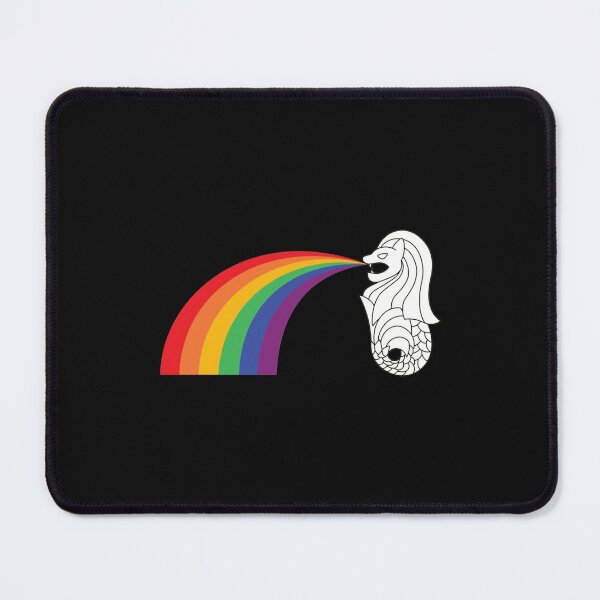Item preview, Rainbow Merlion Tote Bag designed and sold by HanseyShopz.