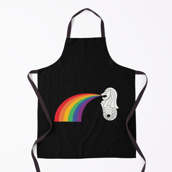 Item preview, Rainbow Merlion Tote Bag designed and sold by HanseyShopz.