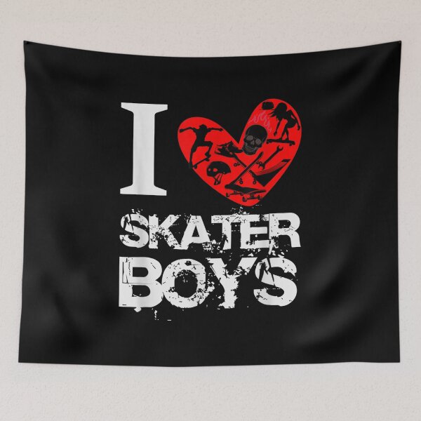 Item preview,  Love Skater Boys Vintage Retro Skateboarding designed and sold by dianev79.