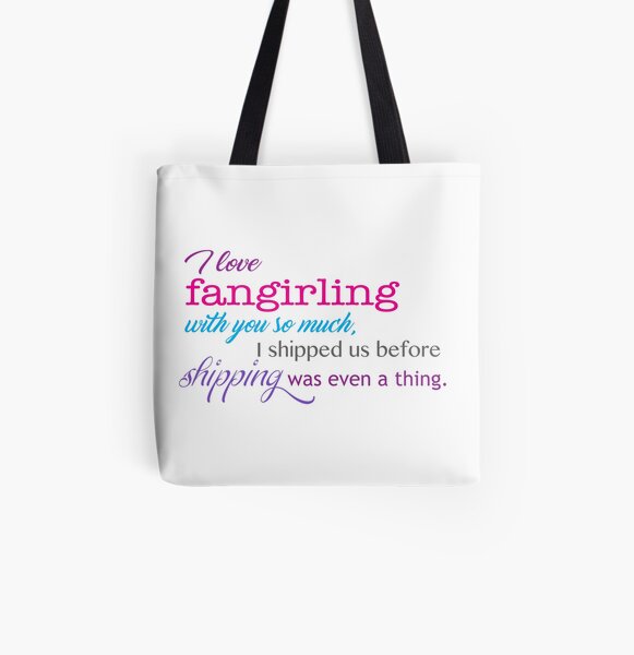 pop culture - fangirling All Over Print Tote Bag