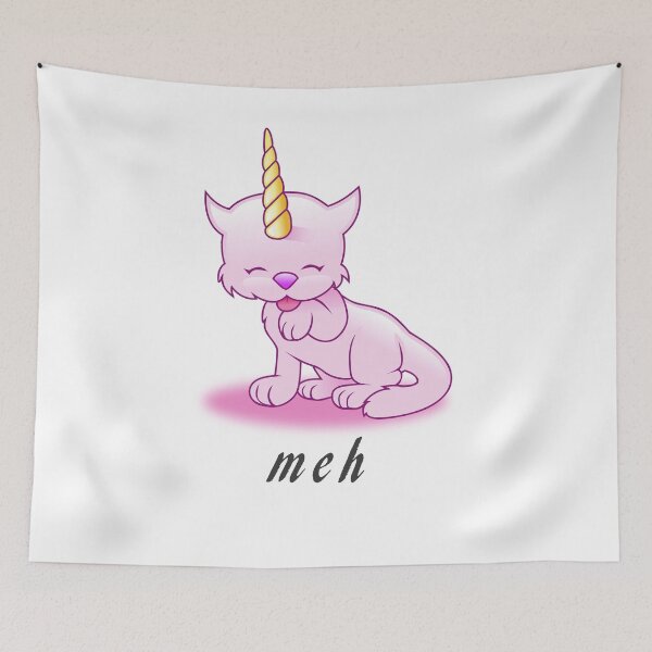 Item preview, Funny Meh Cat designed and sold by FunnySerious.