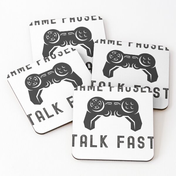Item preview, Game Paused Talk Fast designed and sold by FunnySerious.