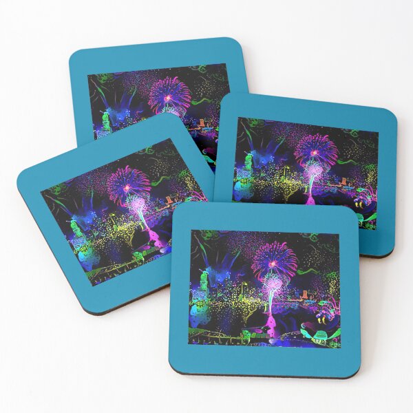 Item preview, Singapore National Day Parade Fireworks Mouse Pad designed and sold by HanseyShopz.