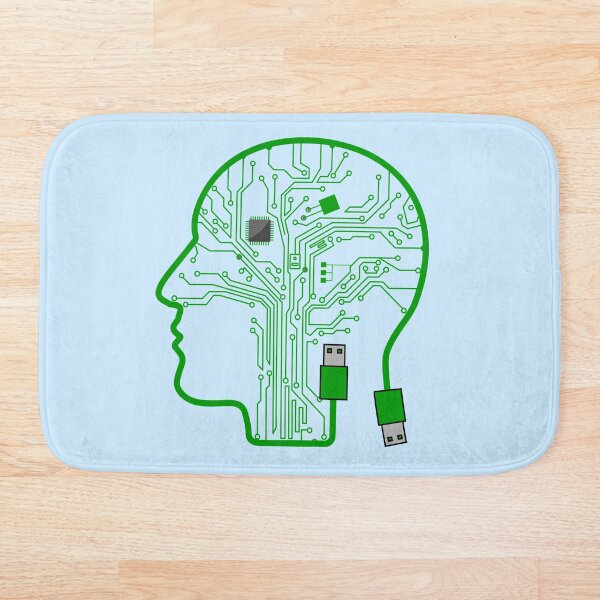 Item preview, Computer CPU Brain Shaped PCB Boards Layout for Nerds designed and sold by EngineersArt.