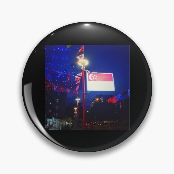 Item preview, Singapore&39;s 53rd Birthday An Electric Flag designed and sold by HanseyShopz.