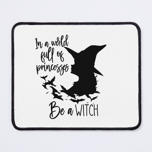 Item preview, In a world full of princesses be a witch Halloween- men’s and women’s Halloween designed and sold by Designs Of all kinds.