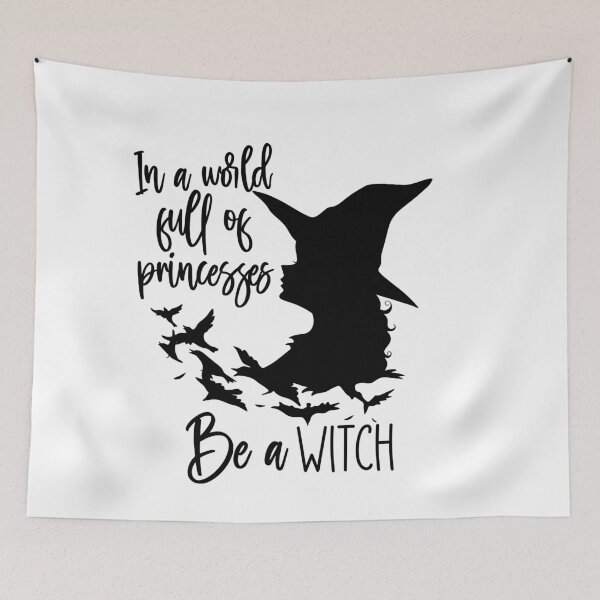 Item preview, In a world full of princesses be a witch Halloween- men’s and women’s  Halloween  designed and sold by Designs Of all kinds.