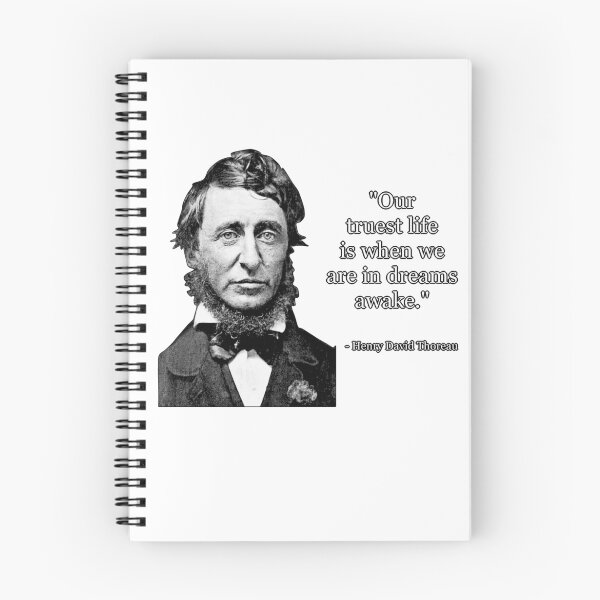 Item preview, "Our truest life is when we are in dreams Awake." - Thoreau designed and sold by Naumaddic Arts.