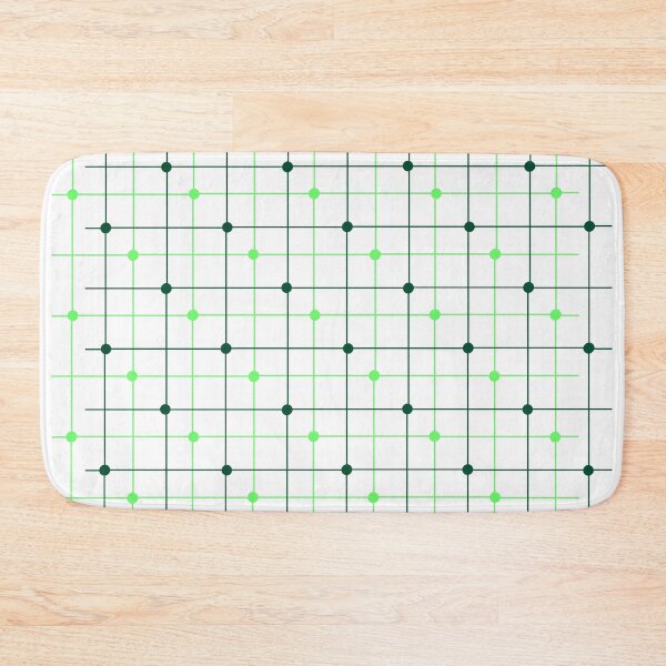 Item preview, Two color dot and lines simple pattern in light green and dark green designed and sold by Celey-shop.