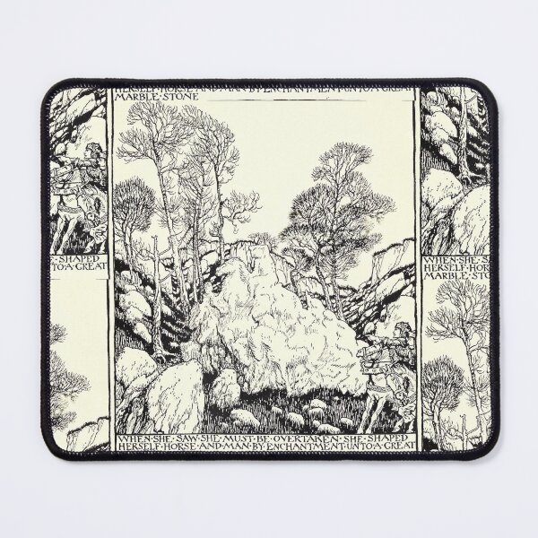 Item preview, Arthur Rackham- King Arthur- Great Marble Stone designed and sold by Dreamflight.