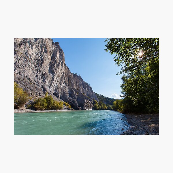 Canyon of the River Rhine Fotodruck