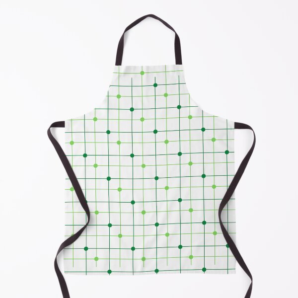 Item preview, Two color dot and lines simple pattern in green designed and sold by Celey-shop.