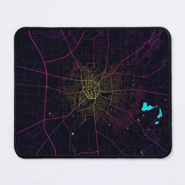 Item preview, Debrecen City Map of Hajdu-Bihar, Hungary - Neon designed and sold by deMAP.