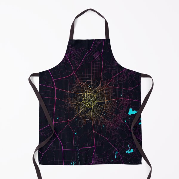 Item preview, Debrecen City Map of Hajdu-Bihar, Hungary - Neon designed and sold by deMAP.