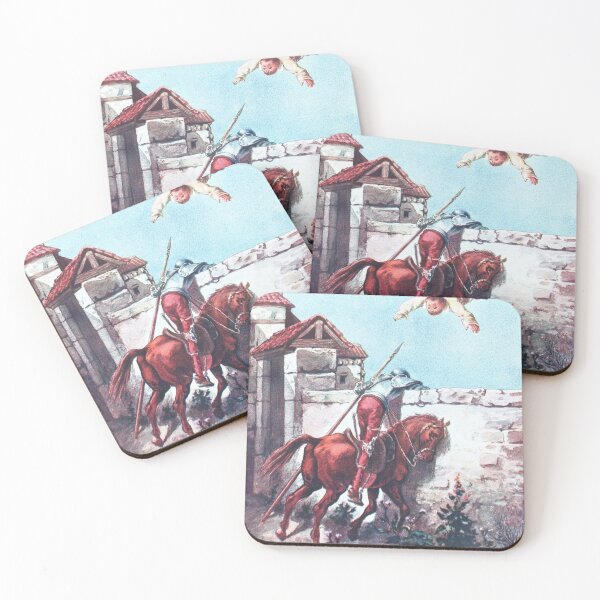 Item preview, Don Quixote and Sancho Panza designed and sold by Vintage Designs +.