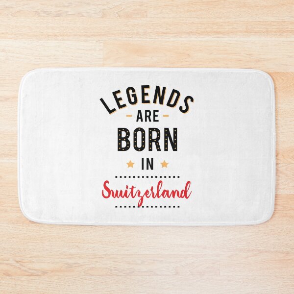 Item preview, Legends Are Born In Switzerland designed and sold by ProjectX23.