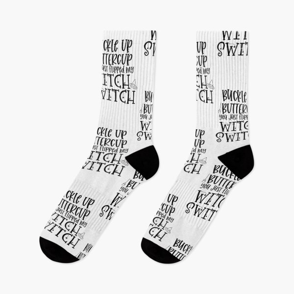 Item preview, Buckle up buttercup you just flipped my witch switch Halloween- men’s and women’s  Halloween  designed and sold by Designs Of all kinds.