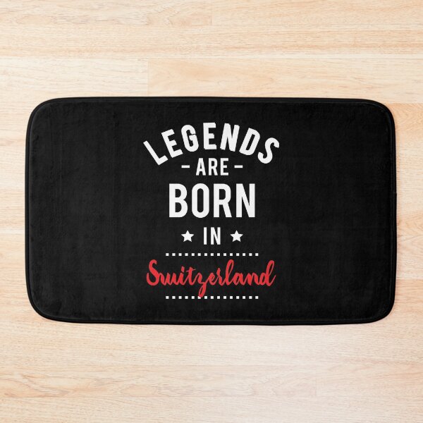 Item preview, Legends Are Born In Switzerland designed and sold by ProjectX23.