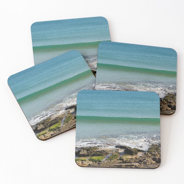 Item preview, Perfect Wave - Low Tide at Praia da Luz Gold Coast Algarve Portugal designed and sold by Georgia Mizuleva.