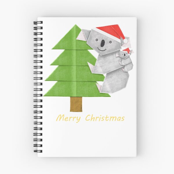 Item preview, Origami Koala and Baby on Christmas Tree designed and sold by JumpingKangaroodesigns.