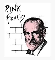Pink Freud Sigmund Freud Photographic Print
