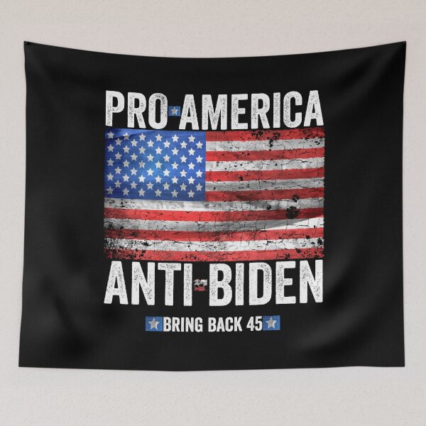 Item preview, PRO AMERICA ANTI BIDEN FLAG USA IMPEACH JOE BIDEN ANTI BIDEN designed and sold by HorizonDesignz.