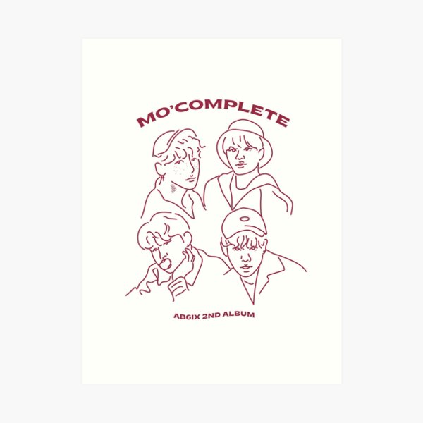 AB6IX Mo'Complete sketch outline Art Print
