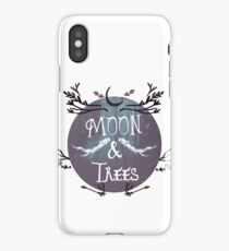 Moon & Trees iPhone Case