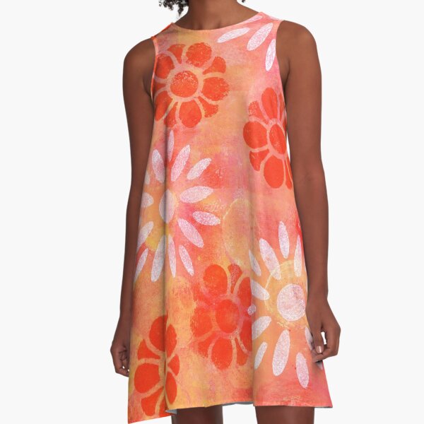 "Magenta Delight" Original Design by PhillipaheART A-Line Dress