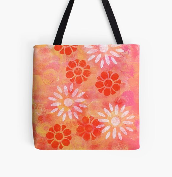 "Magenta Delight" Original Design by PhillipaheART All Over Print Tote Bag