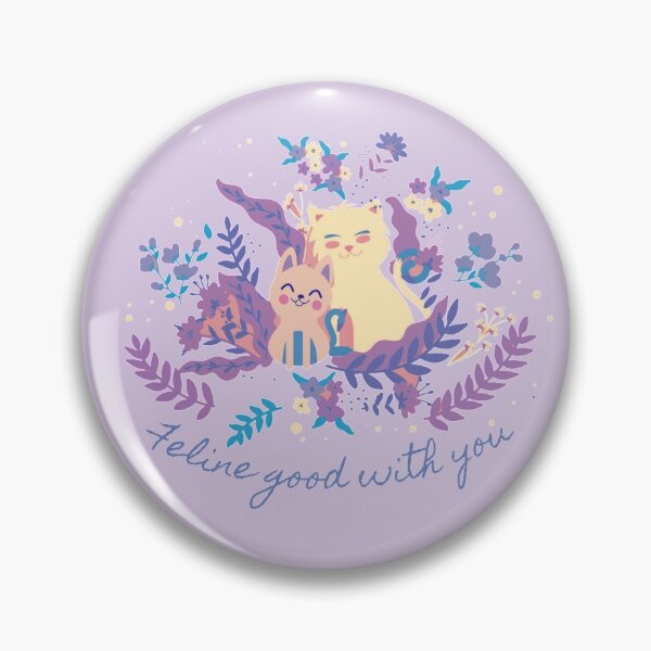 Item preview, Feline good with you | cat lover  designed and sold by SilkSpot.