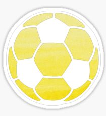 Fußball Gelb Sticker