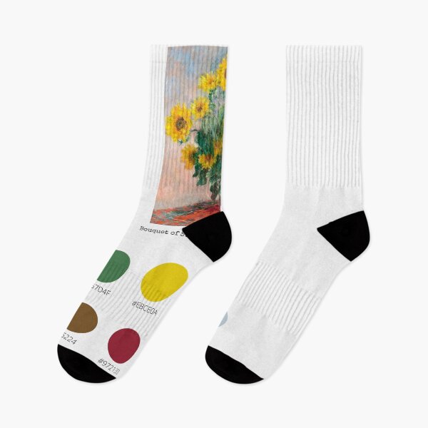 Item preview, Paleta de colores de ramo de girasoles (1881) de Claude Monet designed and sold by CoffeewithAnh.