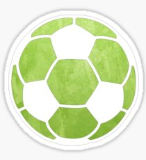 Fußball Ball Grün Sticker