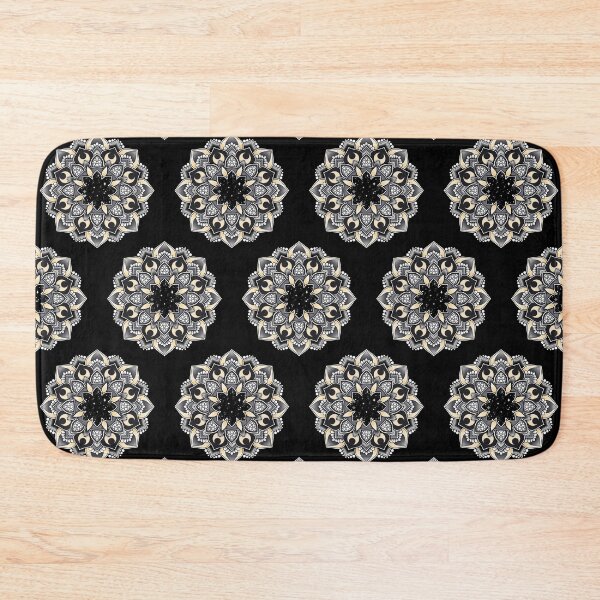 Item preview, Grey Mandala Drawing designed and sold by LorenaElenaArt.